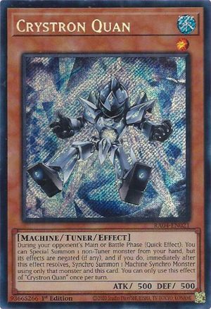 Crystron Quan (Secret Rare) - RA04-EN021: Quarter Century Stampede