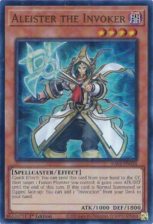 Aleister the Invoker (Alternate Art) (UR) - RA04-EN024: Quarter Century Stampede