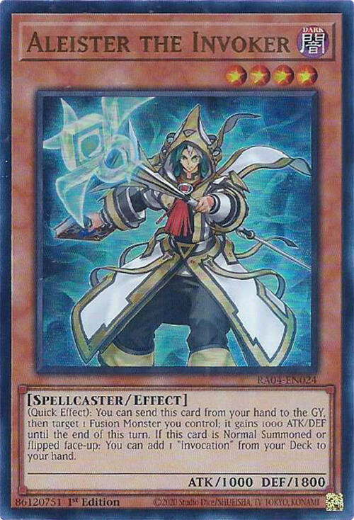Aleister the Invoker (Alternate Art) (UR) - RA04-EN024: Quarter Century Stampede