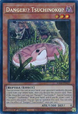 Danger!? Tsuchinoko? (Secret Rare) - RA04-EN027: Quarter Century Stampede