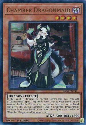 Chamber Dragonmaid (UR) - RA04-EN032: Quarter Century Stampede