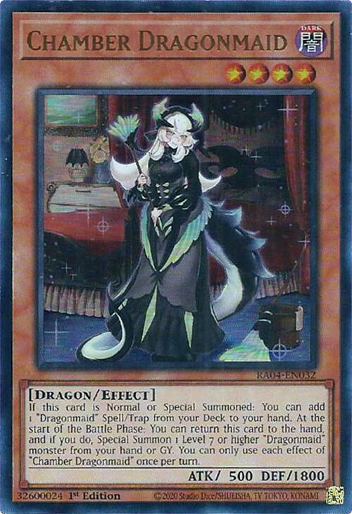 Chamber Dragonmaid (UR) - RA04-EN032: Quarter Century Stampede