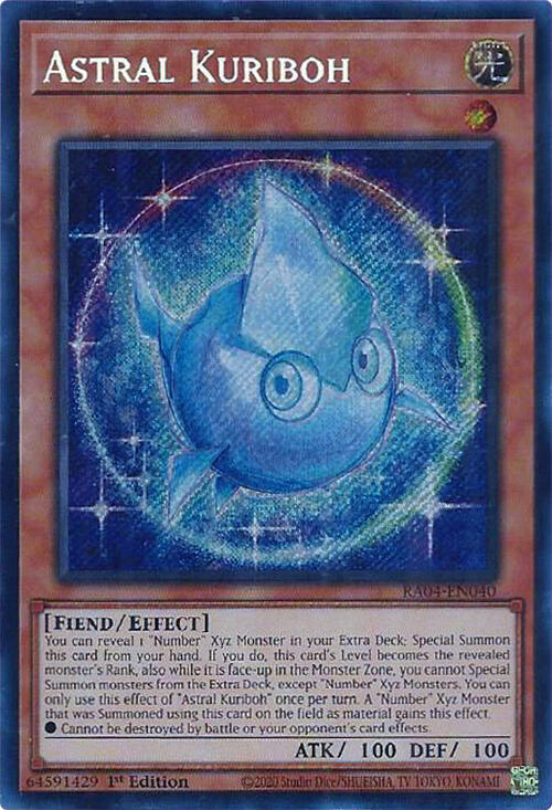 Astral Kuriboh (Secret Rare) - RA04-EN040: Quarter Century Stampede