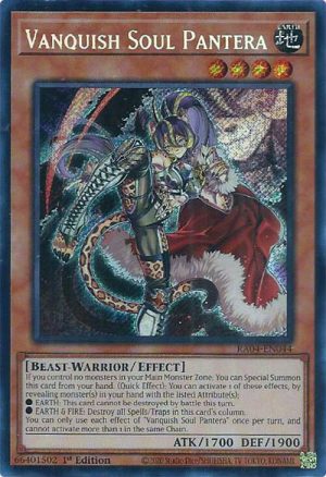 Vanquish Soul Pantera (Secret Rare) - RA04-EN044: Quarter Century Stampede