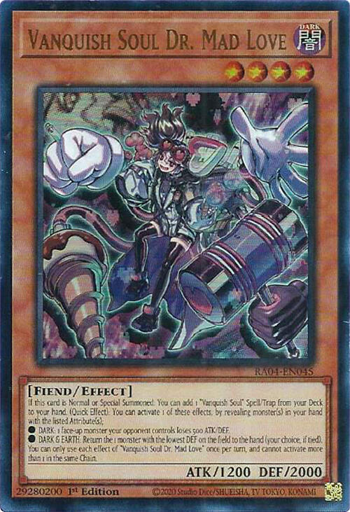 Vanquish Soul Dr. Mad Love (UR) - RA04-EN045: Quarter Century Stampede