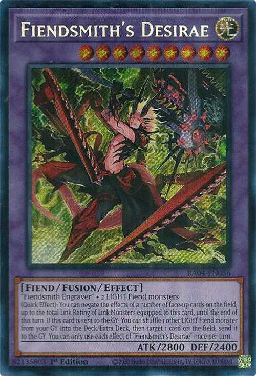 Fiendsmith's Desirae (Secret Rare) - RA04-EN056: Quarter Century Stampede