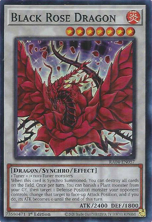Black Rose Dragon - RA04-EN057: Quarter Century Stampede