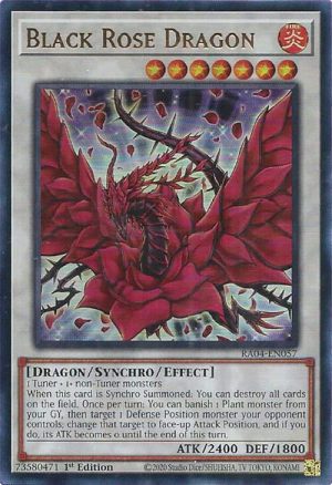Black Rose Dragon (UR) - RA04-EN057: Quarter Century Stampede