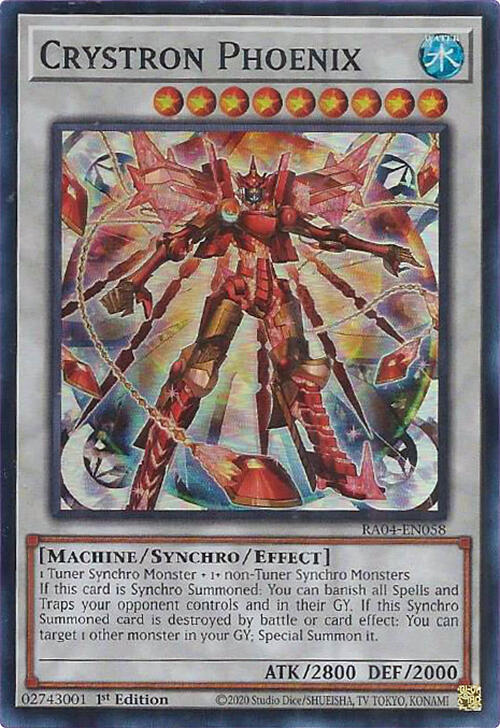 Crystron Phoenix - RA04-EN058: Quarter Century Stampede