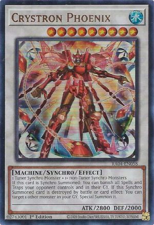 Crystron Phoenix (UR) - RA04-EN058: Quarter Century Stampede