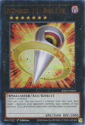 Number 11: Big Eye (UR) - RA04-EN062: Quarter Century Stampede