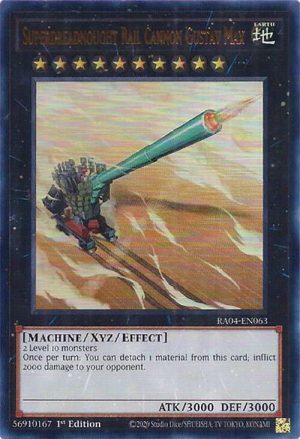 Superdreadnought Rail Cannon Gustav Max (UR) - RA04-EN063: Quarter Century Stampede