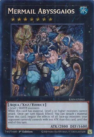 Mermail Abyssgaios (Secret Rare) - RA04-EN065: Quarter Century Stampede