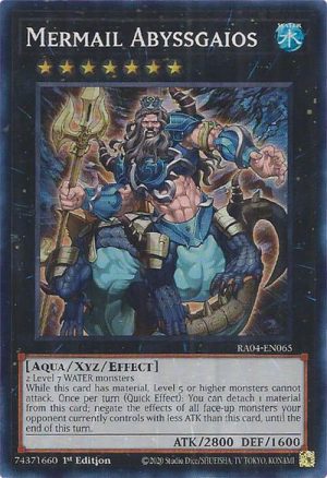 Mermail Abyssgaios - RA04-EN065: Quarter Century Stampede