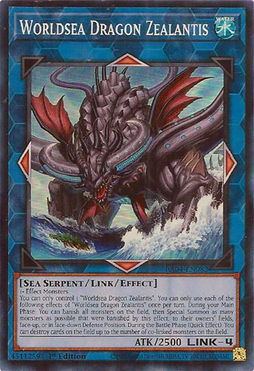 Worldsea Dragon Zealantis - RA04-EN082: Quarter Century Stampede