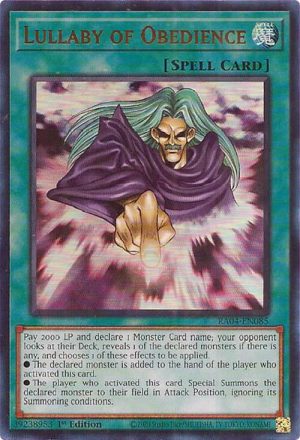 Lullaby of Obedience (UR) - RA04-EN085: Quarter Century Stampede