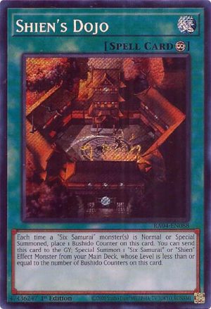 Shien's Dojo (Secret Rare) - RA04-EN088: Quarter Century Stampede