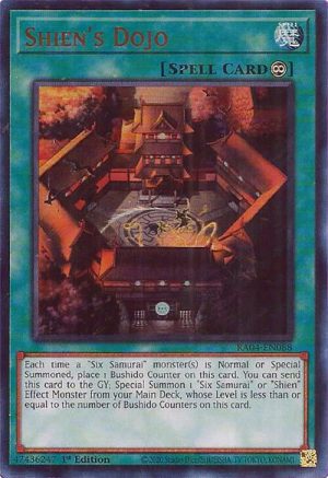 Shien's Dojo (UR) - RA04-EN088: Quarter Century Stampede