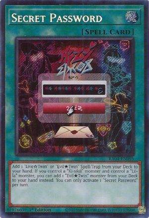 Secret Password (Secret Rare) - RA04-EN095: Quarter Century Stampede