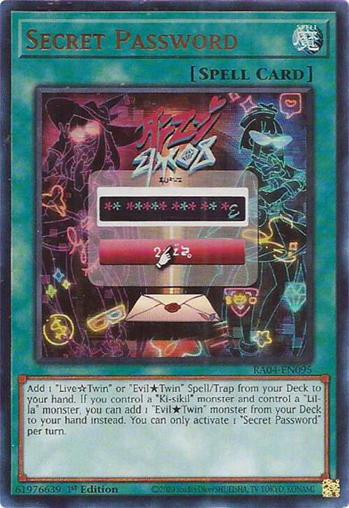 Secret Password (UR) - RA04-EN095: Quarter Century Stampede