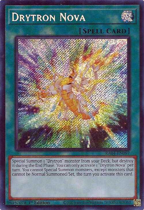 Drytron Nova (Secret Rare) - RA04-EN097: Quarter Century Stampede