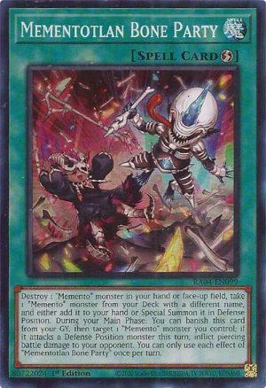 Mementotlan Bone Party - RA04-EN099: Quarter Century Stampede