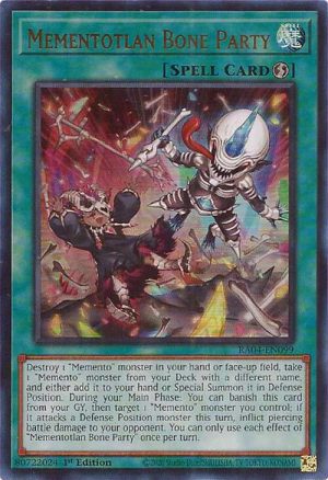 Mementotlan Bone Party (UR) - RA04-EN099: Quarter Century Stampede