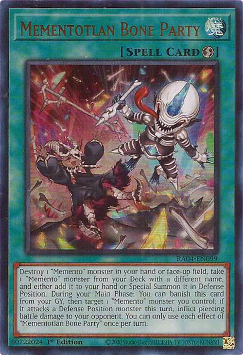 Mementotlan Bone Party (UR) - RA04-EN099: Quarter Century Stampede