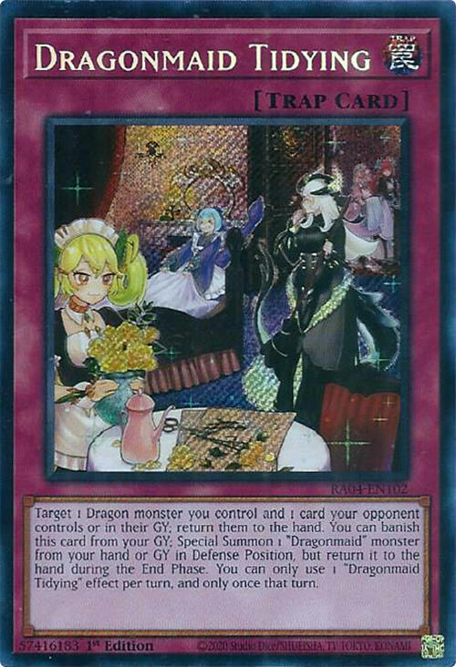 Dragonmaid Tidying (Secret Rare) - RA04-EN102: Quarter Century Stampede