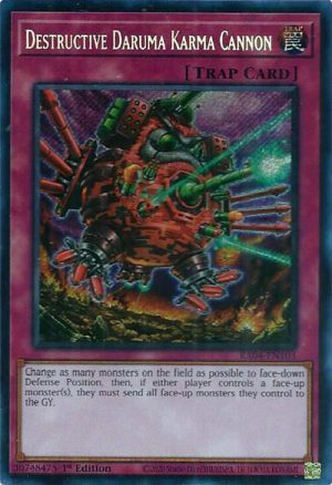 Destructive Daruma Karma Cannon (Secret Rare) - RA04-EN103: Quarter Century Stampede