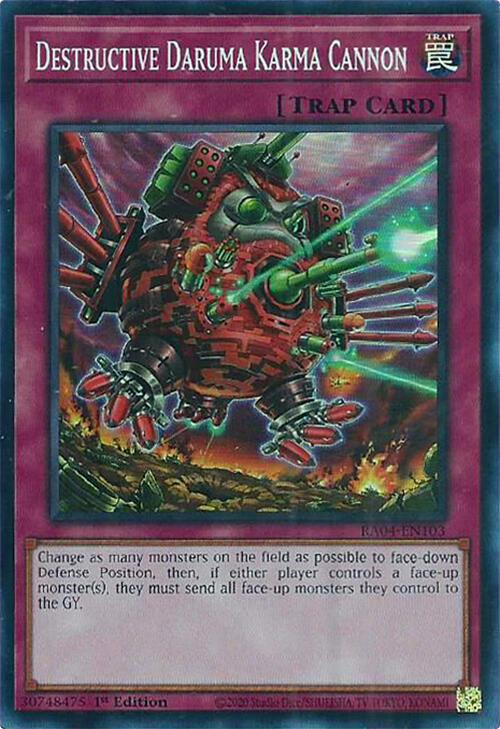 Destructive Daruma Karma Cannon - RA04-EN103: Quarter Century Stampede