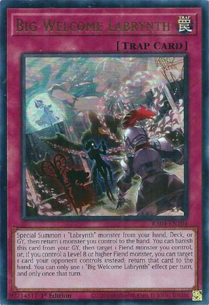 Big Welcome Labrynth (UR) - RA04-EN104: Quarter Century Stampede