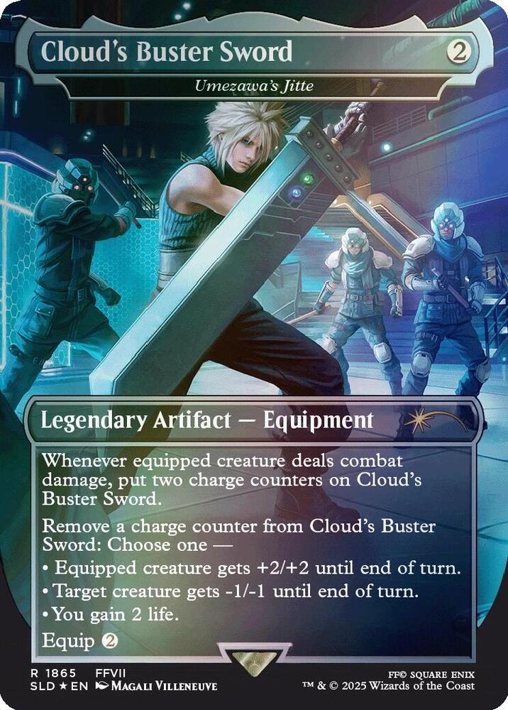 Cloud's Buster Sword - 1865: Secret Lair Drop Series