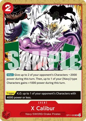 X Calibur - OP11-020: A Fist of Divine Speed