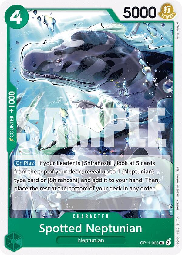 Spotted Neptunian - OP11-036: A Fist of Divine Speed
