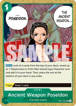 Ancient Weapon Poseidon - OP11-037: A Fist of Divine Speed