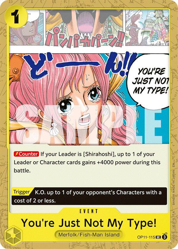 You're Just Not My Type! - OP11-115: A Fist of Divine Speed
