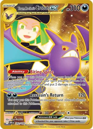 Team Rocket's Crobat ex - 242/182: SV10: Destined Rivals