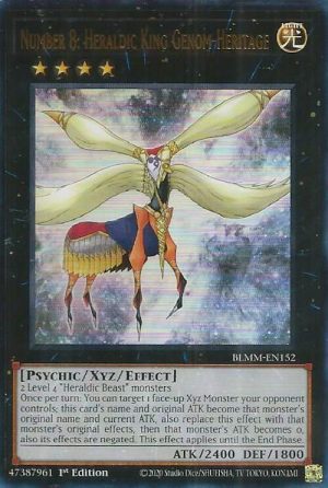 Number 8: Heraldic King Genom - BLMM-EN152: Battles of Legend: Monster Mayhem