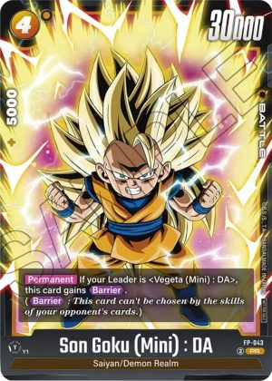 Son Goku (Mini) : DA - FP-043: Fusion World Promotion Cards and Packs
