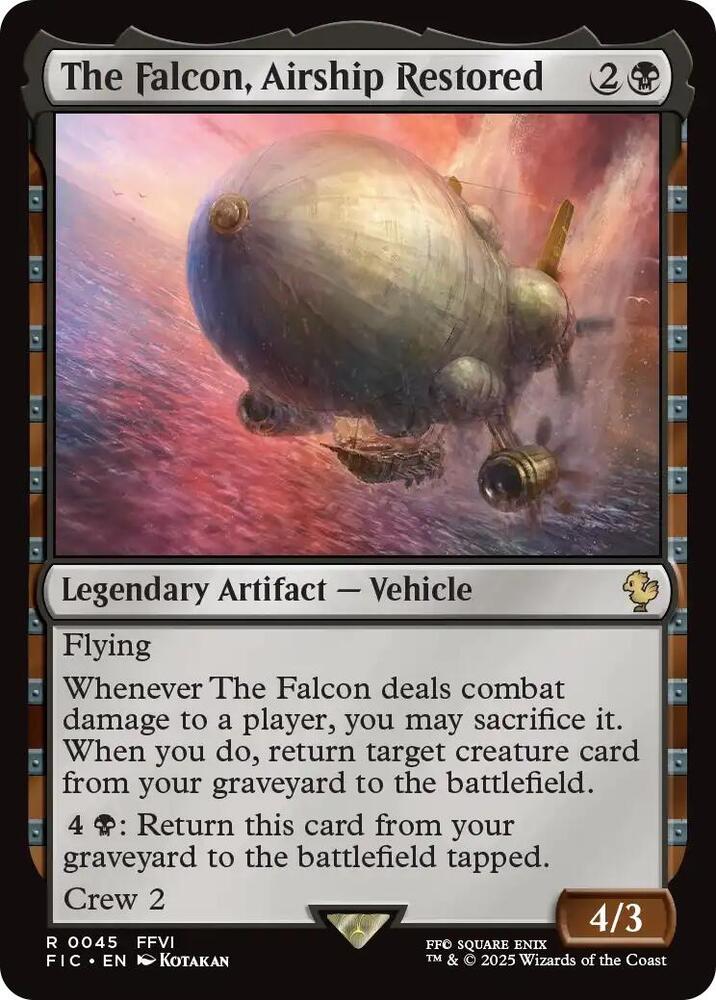 The Falcon, Airship Restored (Surge Foil) - 45: Commander: FINAL FANTASY
