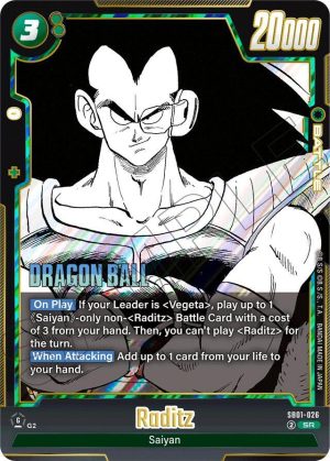 Raditz - SB01-026: Manga Booster 01