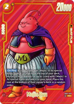 Majin Buu (Alternate Art) - SB01-033: Manga Booster 01