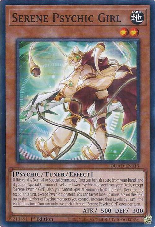Serene Psychic Girl - DUAD-EN013: Duelist's Advance