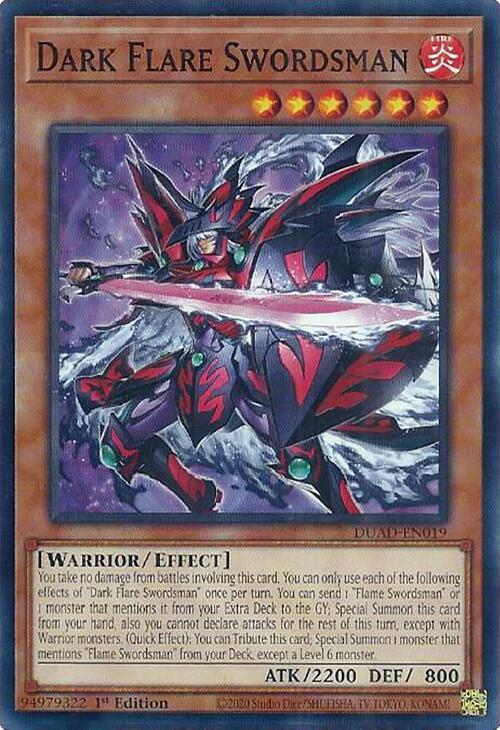 Dark Flare Swordsman - DUAD-EN019: Duelist's Advance