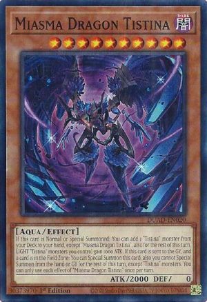 Miasma Dragon Tistina - DUAD-EN020: Duelist's Advance