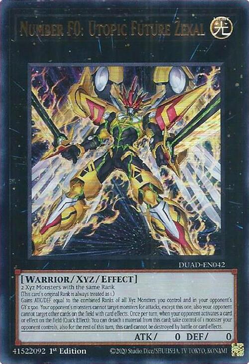 Number F0: Utopic Future Zexal - DUAD-EN042: Duelist's Advance