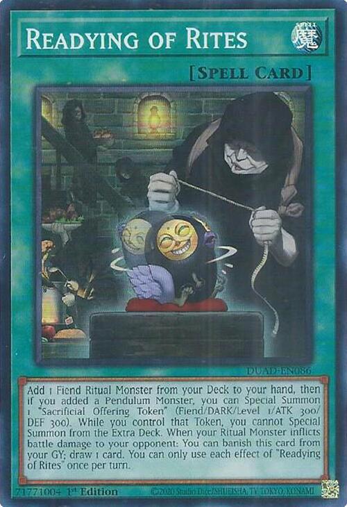 Readying of Rites - DUAD-EN086: Duelist's Advance