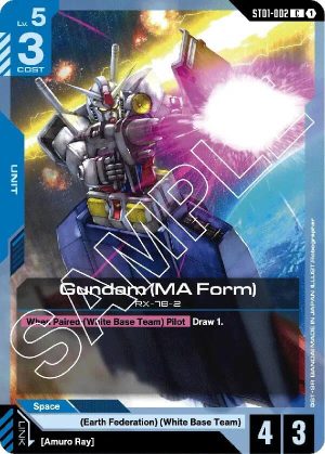 Gundam (MA Form) - ST01-002: Starter Deck 01: Heroic Beginnings