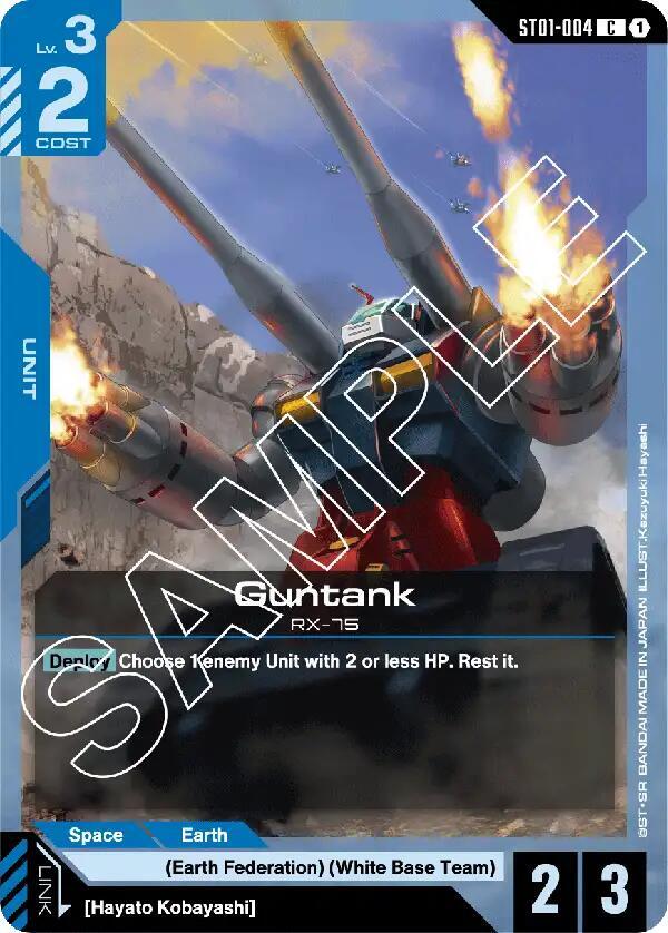 Guntank - ST01-004: Starter Deck 01: Heroic Beginnings